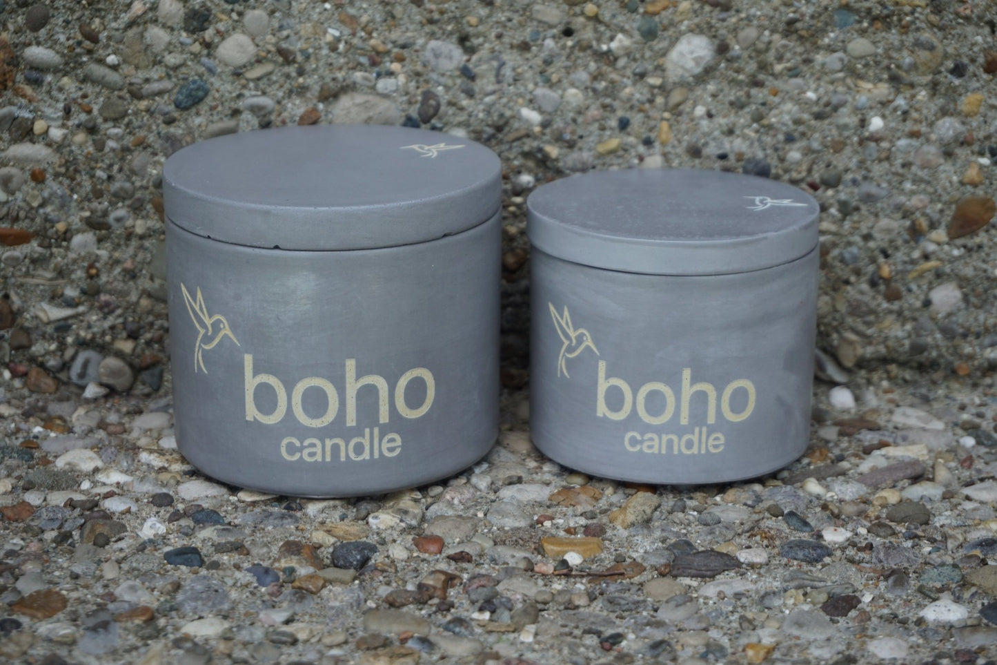 grounded candle - boho candle