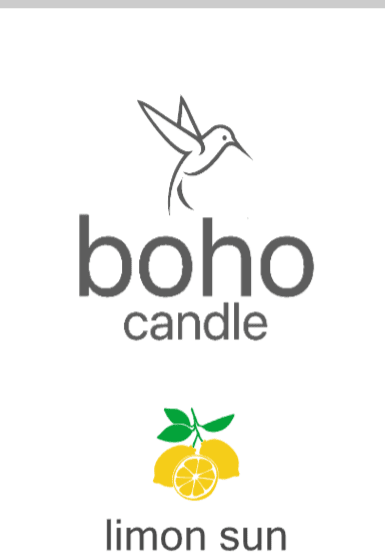 limon sun room + linen spray - boho candle