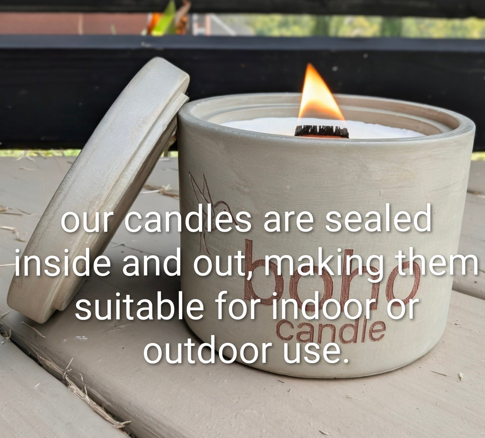 coffeehouse candle - boho candle