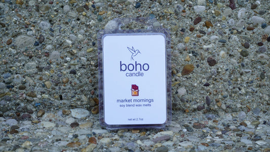 market mornings wax melts - boho candle