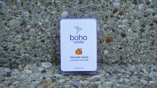 harvest spice wax melts - boho candle