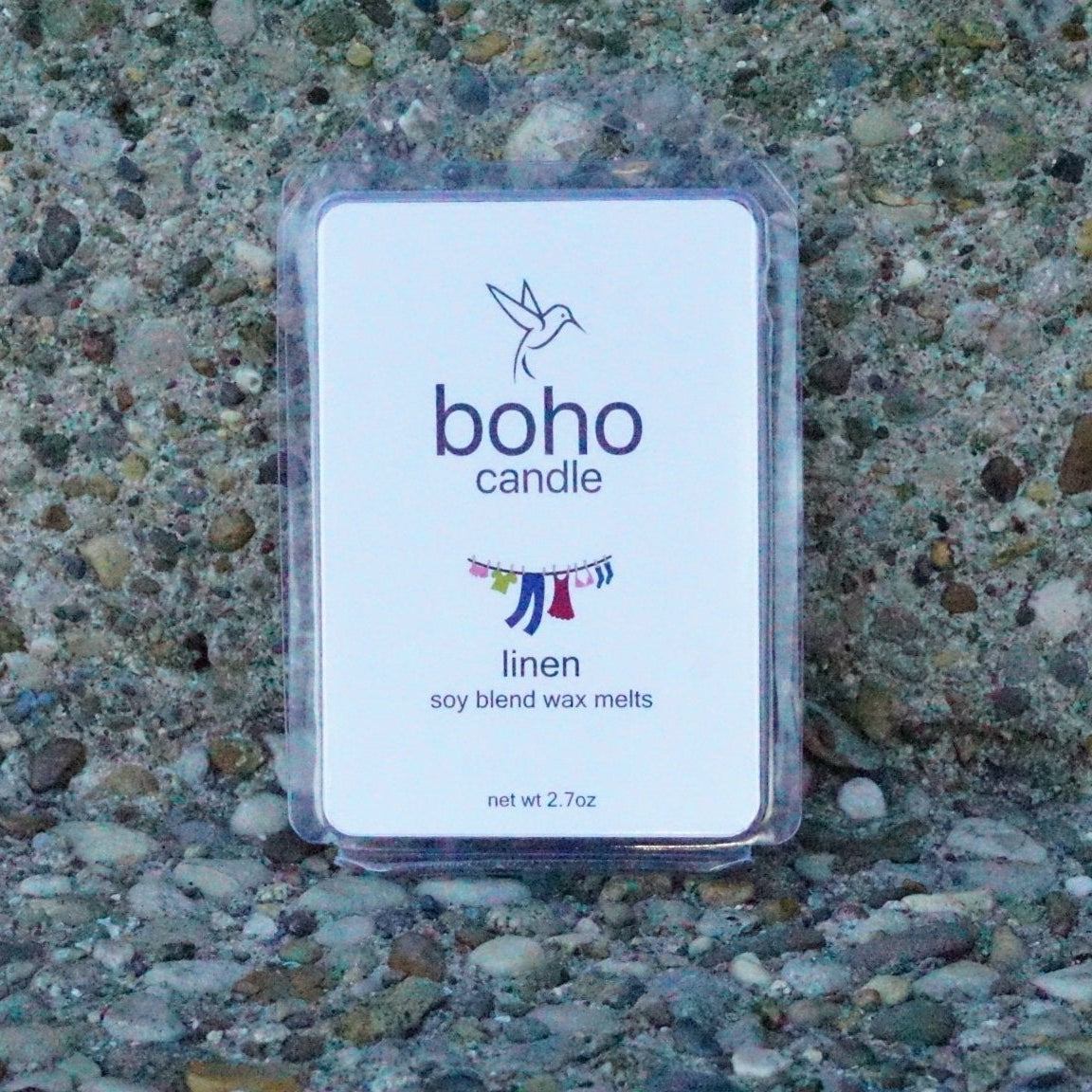 linen wax melts - boho candle