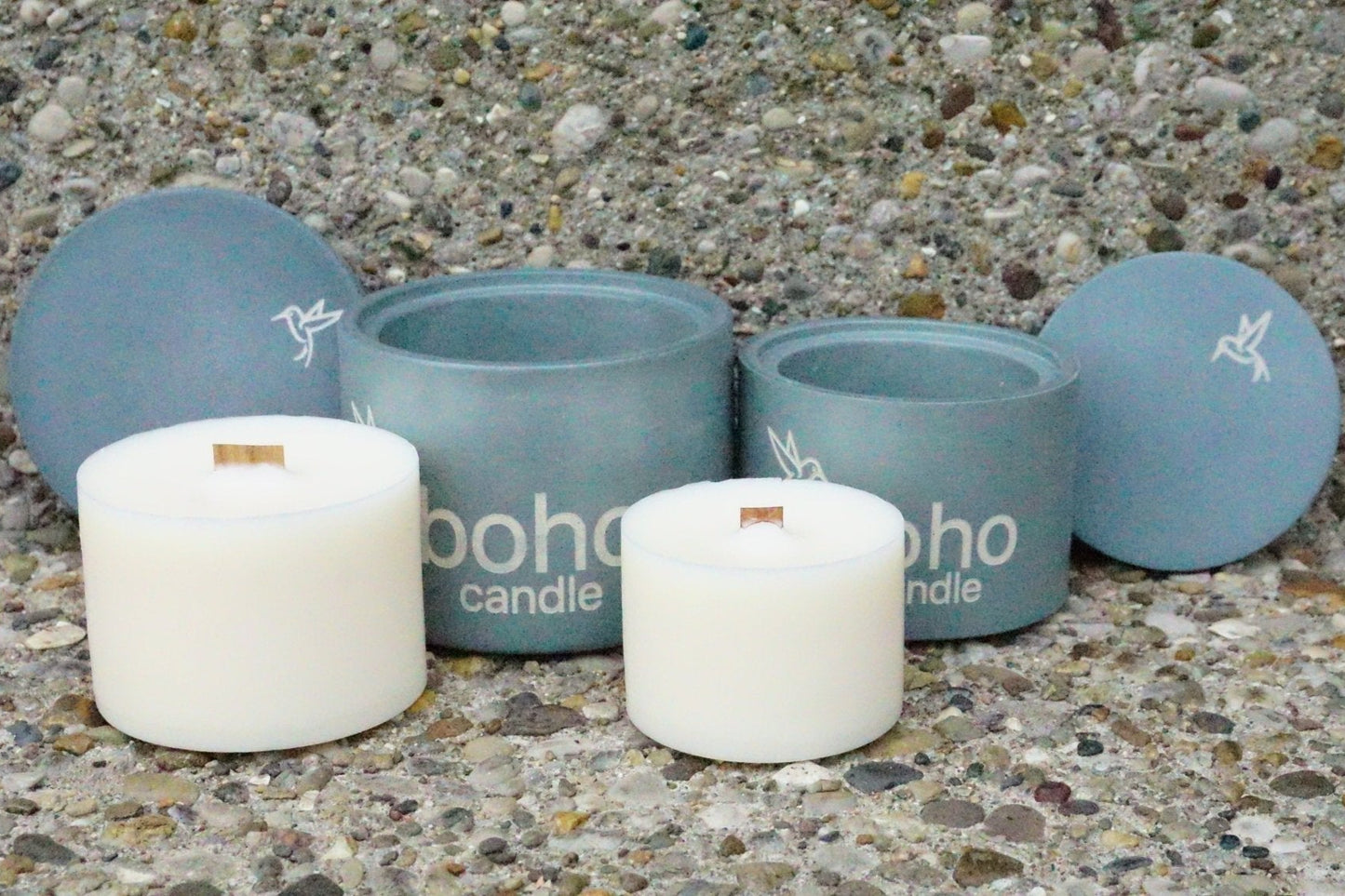 linen refill insert - boho candle