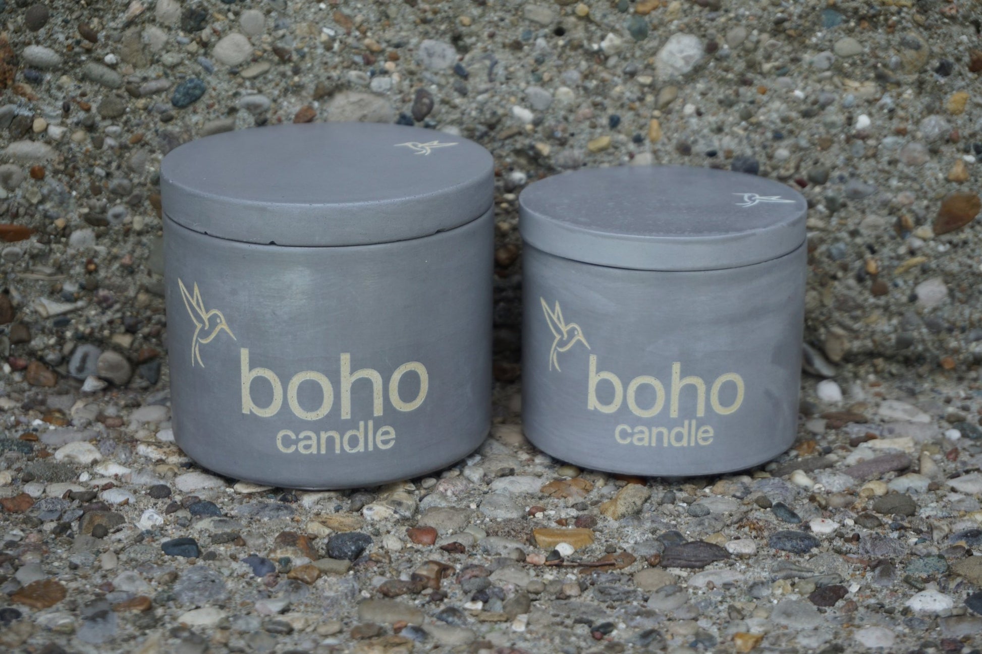 grounded candle - boho candle