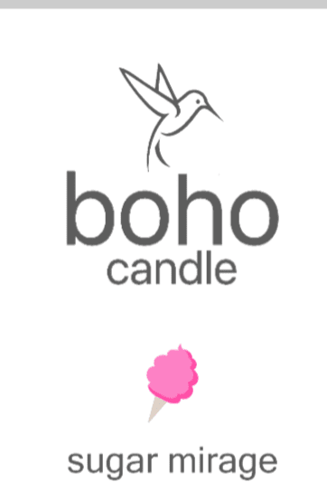 sugar mirage room + linen spray - boho candle