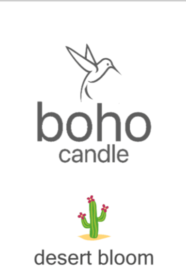 desert bloom wax melts - boho candle