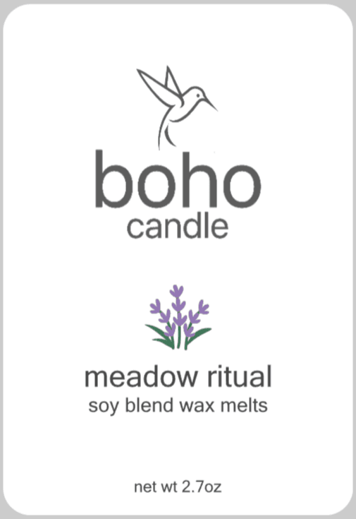 meadow ritual wax melts - boho candle